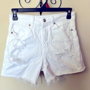American Eagle stretch white jeans size 0
